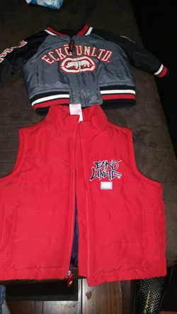 Ecko unltd coat & vest boys toddler size 3 to 6 months