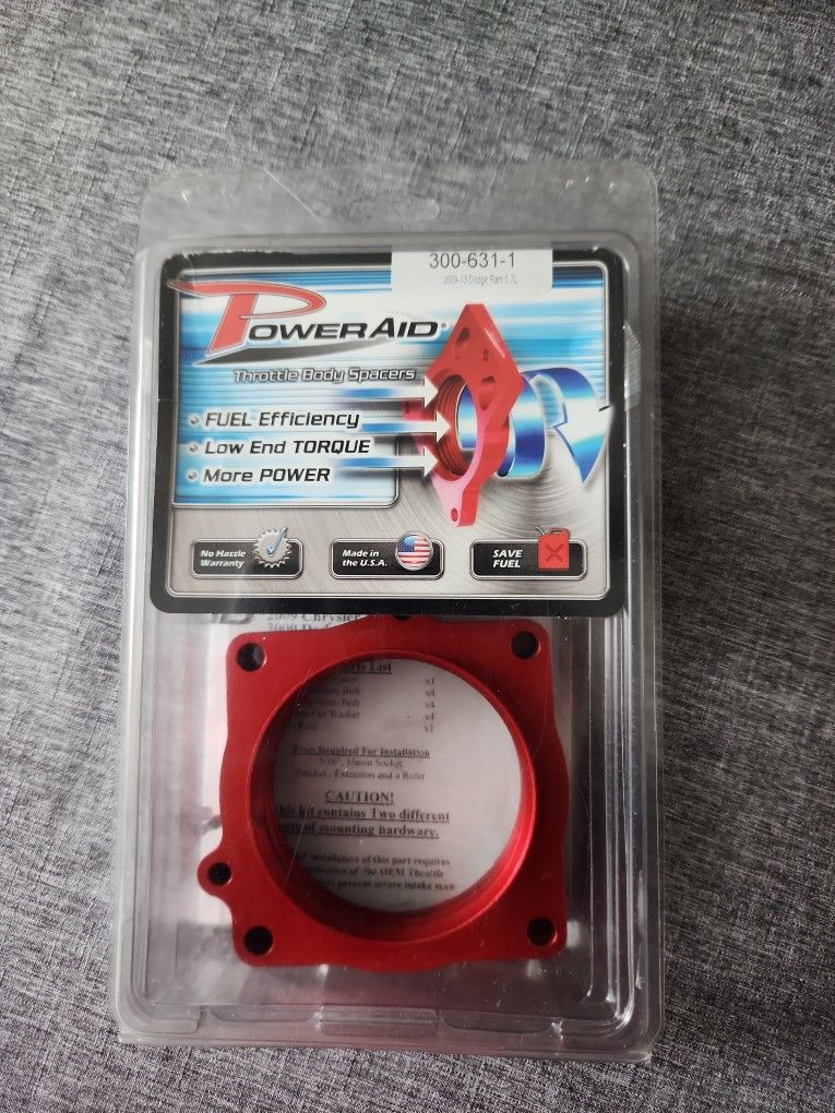 POWERAID; 5.7L HEMI THROTTLE BODY SPACER