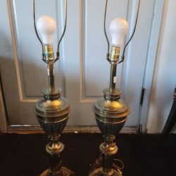 Vintage Brass Lamps. 