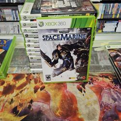 Warhammer 40,000 SPACE MARINE Video Game | Microsoft Xbox 360 - Complete / CIB !