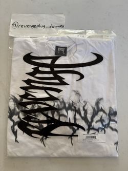 Revenge Smoke Lightning Logo Tee White 