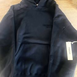 Black Essentials Hoodie