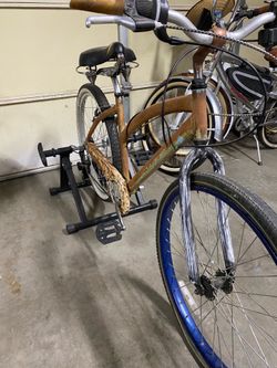 Bicycle with bike trainer