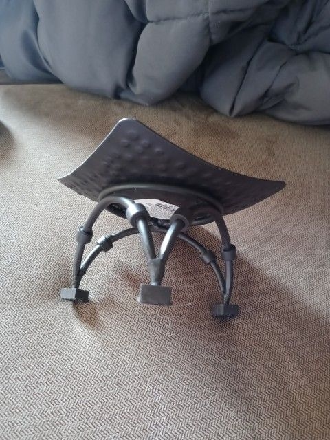 New Black Metal Candle Holder