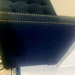 Tufted Fabric Sofa & Chaise