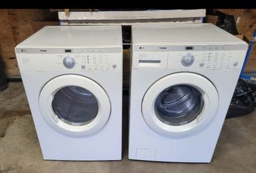 LG Front Load Washer And Dryer Set
