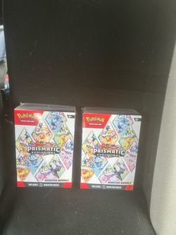 Pokemon Prismatic booster bundles