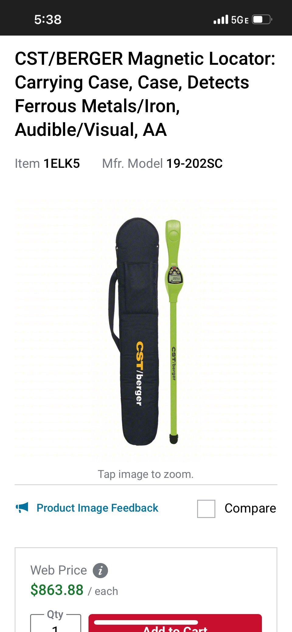 CST/BERGER Magnetic Locator