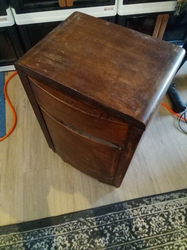 Used Wooden Nightstand (13" x 17" X 25.5")