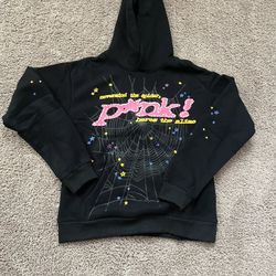 sp5der hoodie pink !
