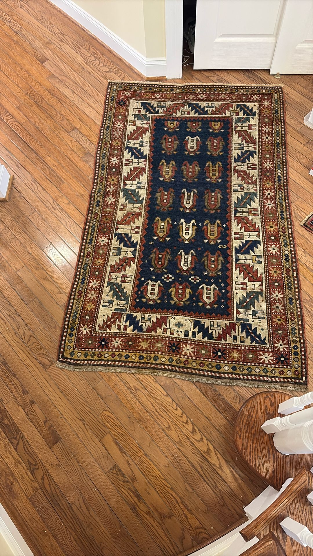1870’s Antique Caucasian Kazak Rug 4x6