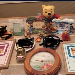 WINNIE THE POOH ASSORTMENT OF ITEMS