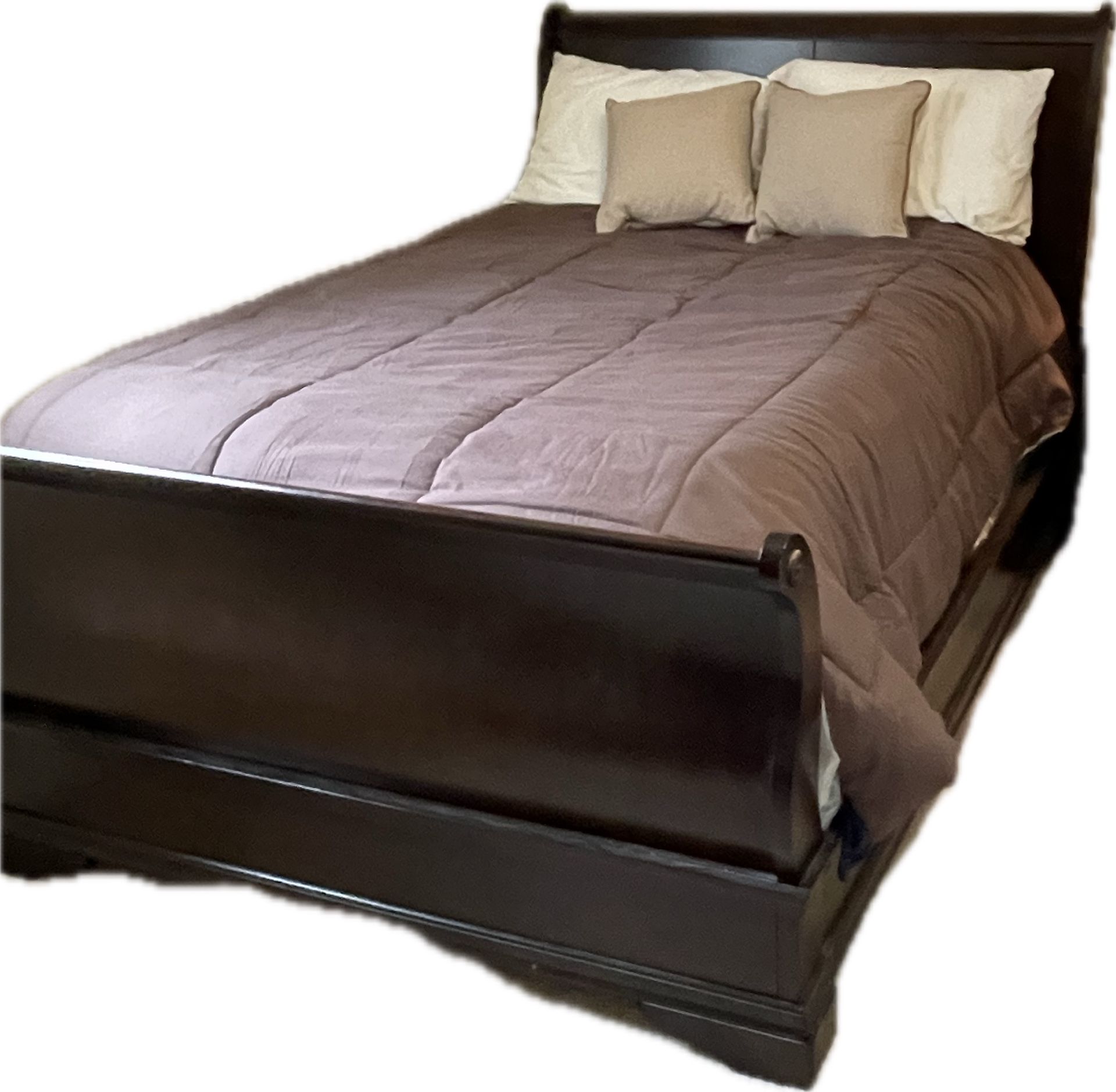 Full Size Bedroom Set With Mattress