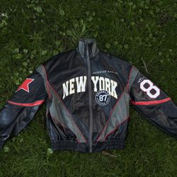 Vintage New York Leather Jacket 
