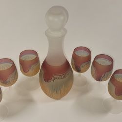 Vintage Israeli Rueven Art Glass