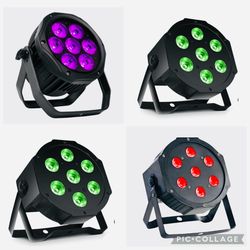 4 dj par lights LED