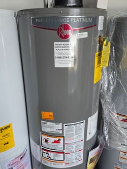 New Water Heater Rheem Performance Platinum
