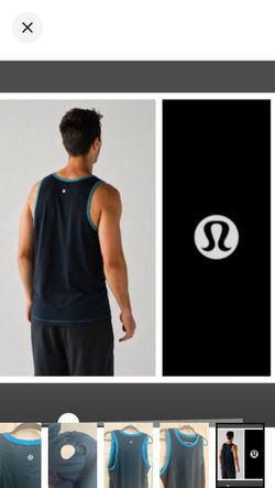 lululemon Men’s Mesh Reversible Tank Top (L)