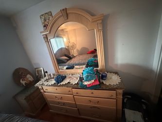 Bed and dresser