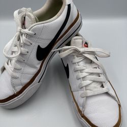Nike Court Legacy Sneakers Men’s  6 White Desert Ochre Shoes DH3162-100