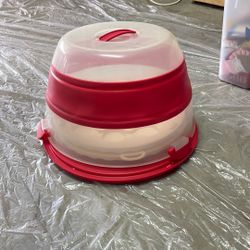 Collapsible Cake And Cupcake Transportation Bin