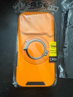 iPhone 17 Pro Heavy Duty Shockproof Phone Case With Magnetic Camera Slider Cover