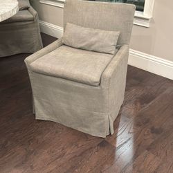 5 Slipcovered Chairs-price Per Chair