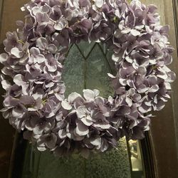 Silk Lilac Wreath