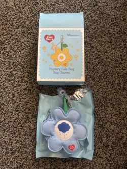 Care Bears Mystery Box Padded Nylon Flower Coin Bag Charms