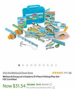 Melissa and Doug fishing play set