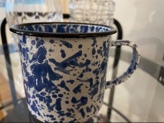 Enamelware Metal Coffee Mug 