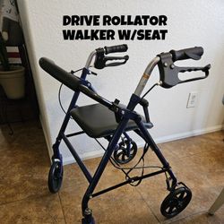 ADULT WALKER WITH SEAT 