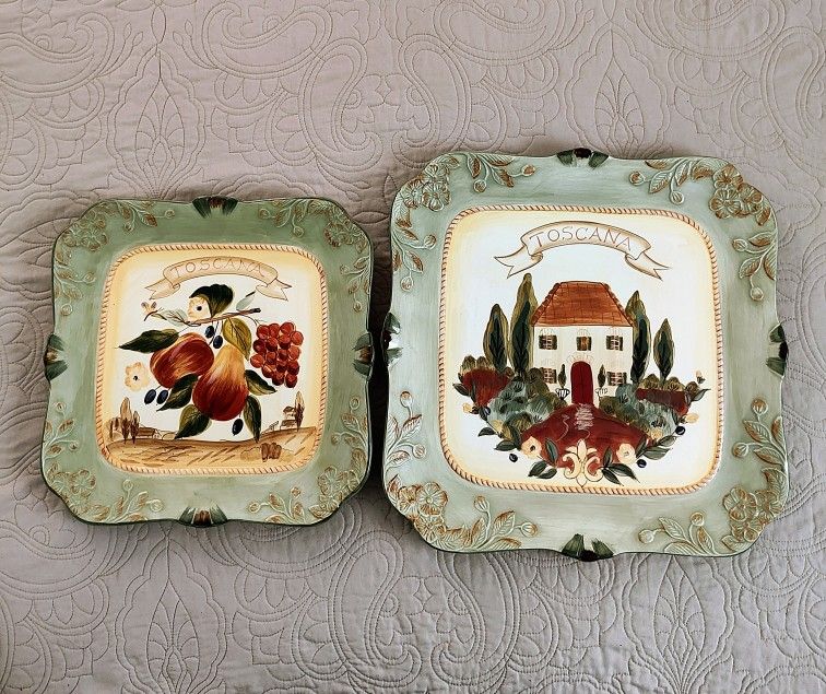2 Beautiful Dinner Platters New Never Used. Fontana Pickup.