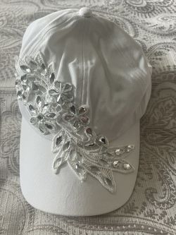 Ladies White Baseball Cap