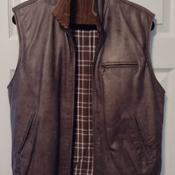 Vintage Banana Republic Leather Vest
