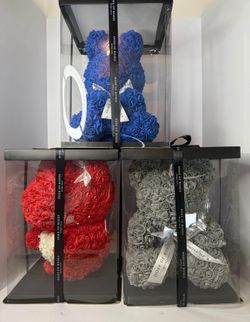 Luxury Rose Teddy Bear Gift Set – Dose of Roses (New in Box)