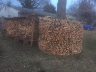 25 bucks for a cart full of firewood two carts for 40
