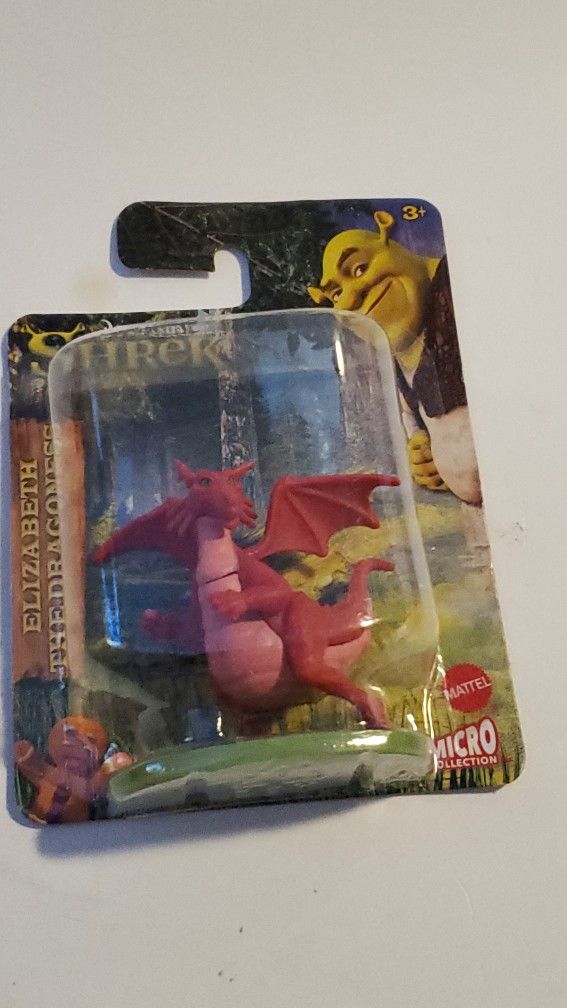 1 1/2" Small Dragon From Shrek. Elizabeth The Dragoness Figurine 