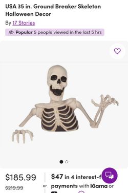 35 in. Ground breaker skeleton