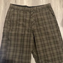 Hurley Plaid Shorts