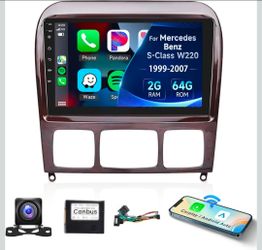 Android 15 Car Stereo for Mercedes Benz S-Class W(contact info removed)-2007