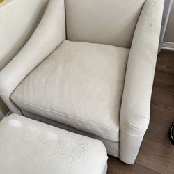 Free chair and Ottoman