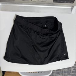 Champion Black Skort With Mesh Size L