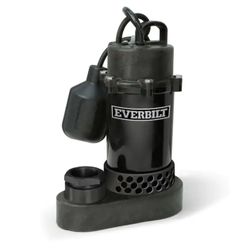Everbilt 1/2 HP Aluminum Submersible Sump Pump Tether Switch