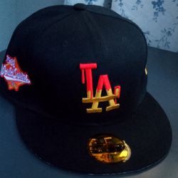 Size 7 3/8 Los Angeles Dodgers New Era 59fifty Fitted Hat. Brand New Cap 