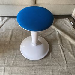 Adjustable Blue Stool