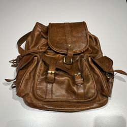 Leather Backpack 