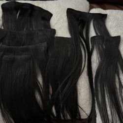 Extensiones De Cabello 100% Natural nuevas Con Clip