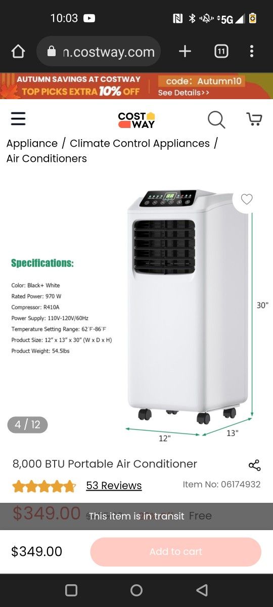 3in1 Heater/ Ac Unit
