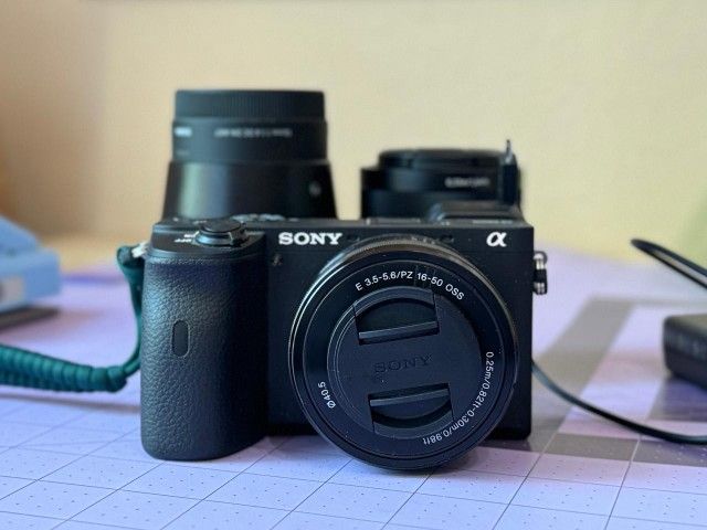 Sony A6600 Camera w/ Sigma 16mm f/1.4 and Sony 55mm F1.8 Lenses